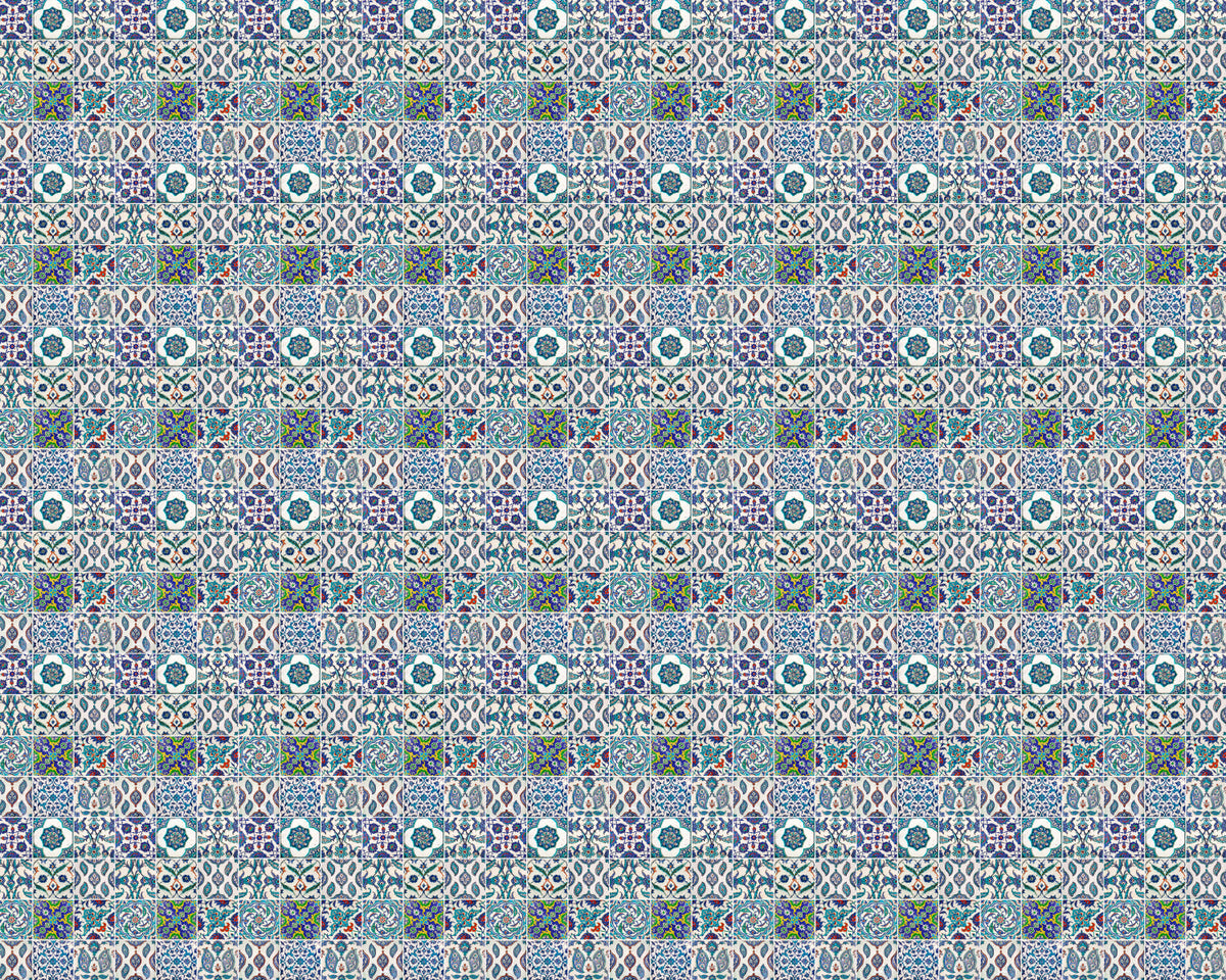 Toilettenrückwand Patchwork