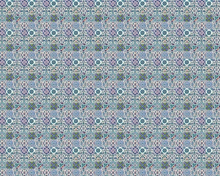 Toilettenrückwand Patchwork