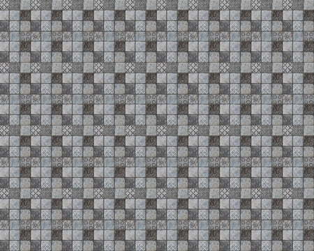 Toilettenrückwand Patchwork