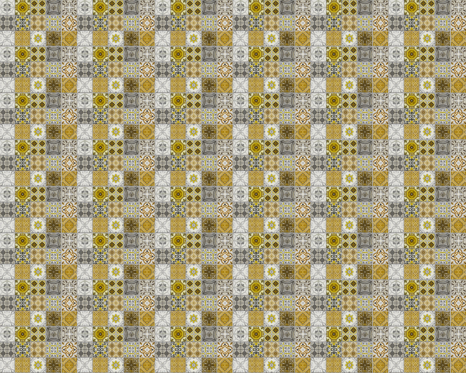 Toilettenrückwand Patchwork