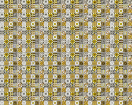 Toilettenrückwand Patchwork