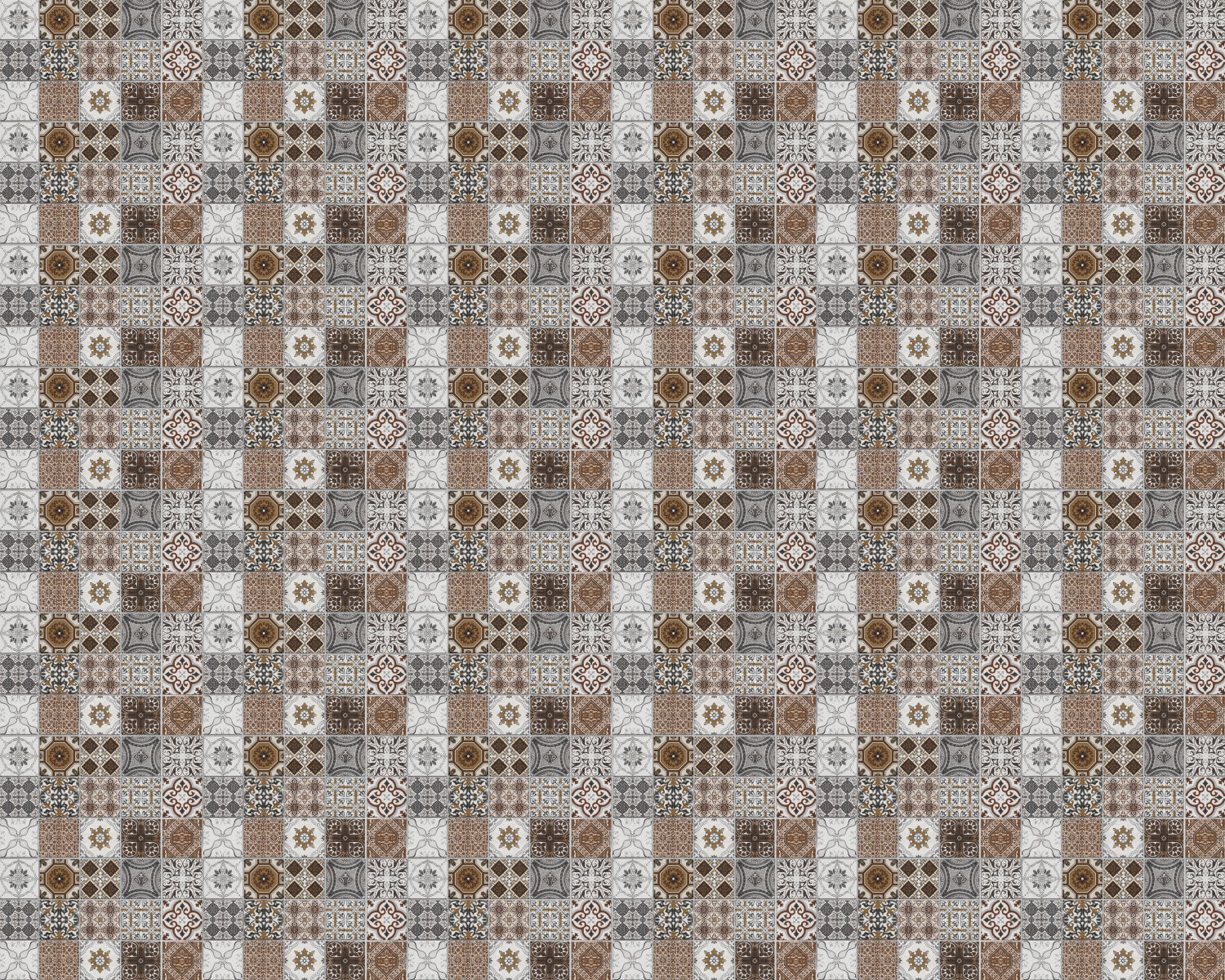 Toilettenrückwand Patchwork