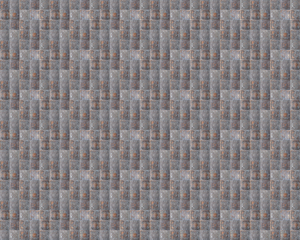Toilettenrückwand Patchwork