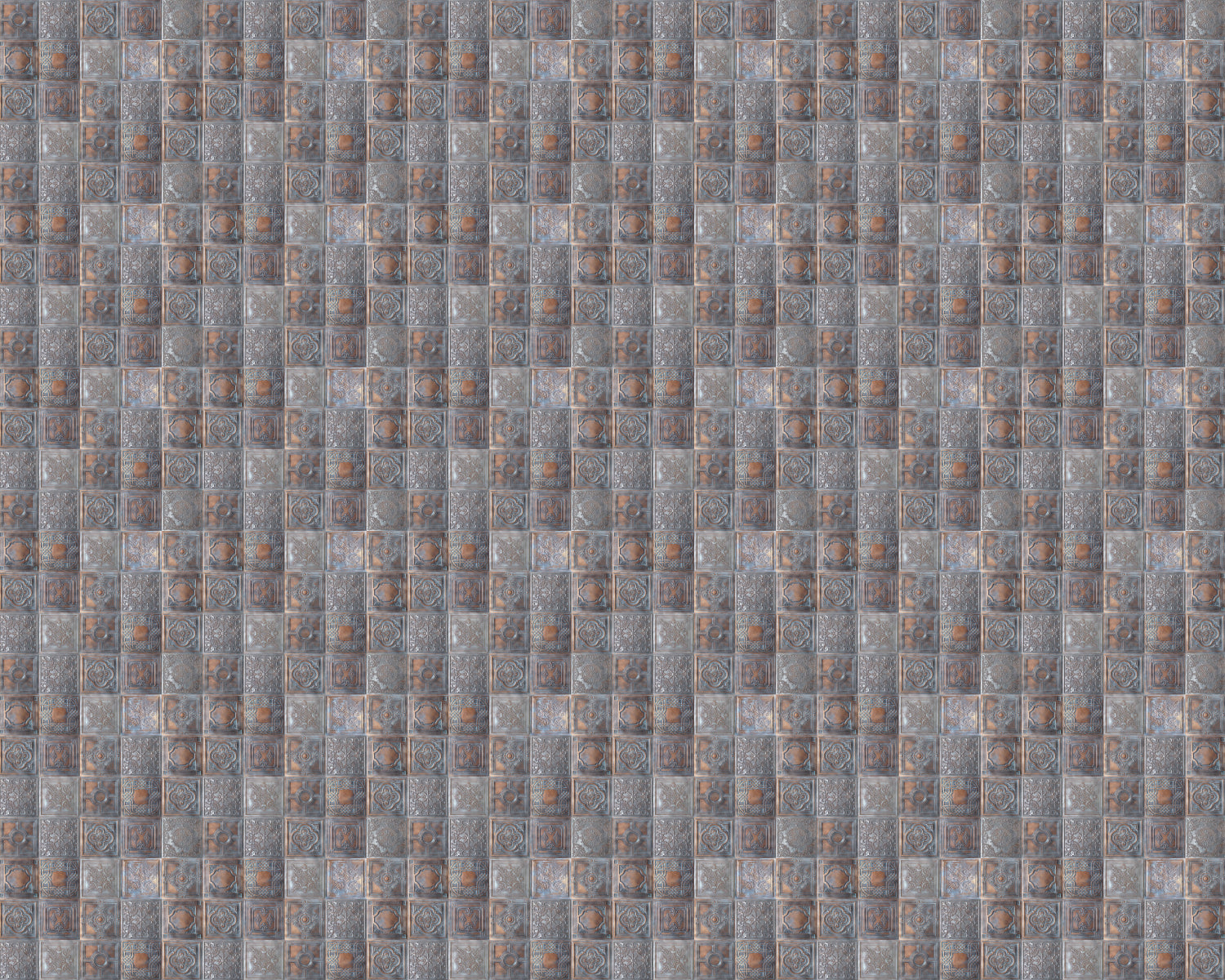 Toilettenrückwand Patchwork