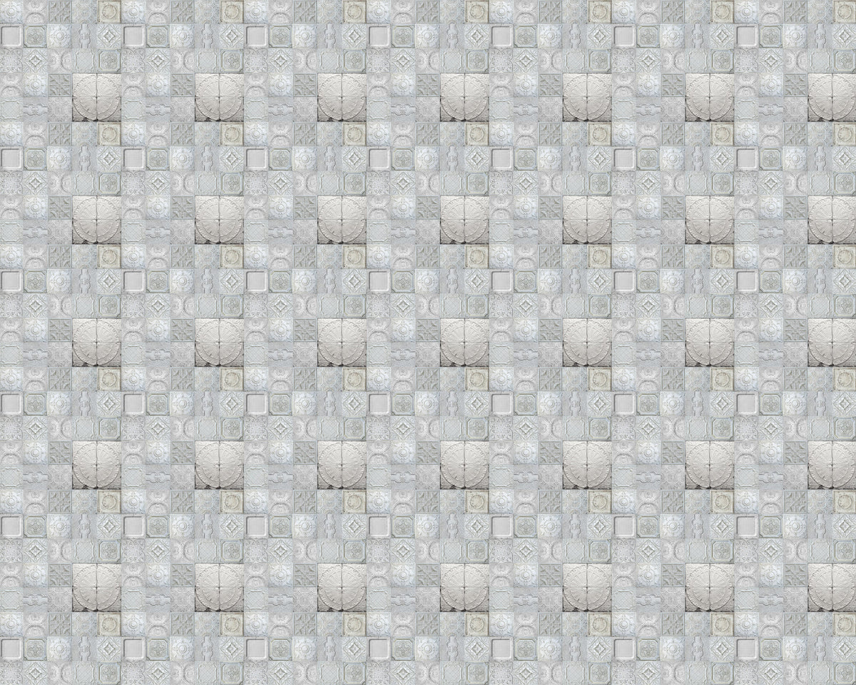 Toilettenrückwand Patchwork