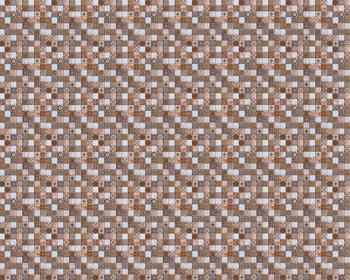 Toilettenrückwand Patchwork