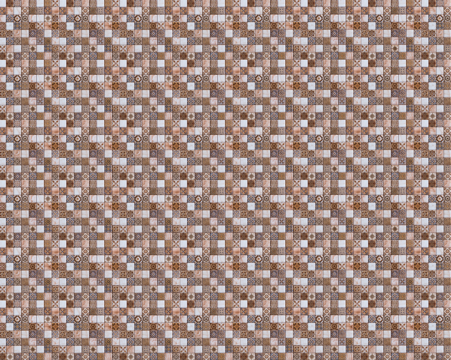 Toilettenrückwand Patchwork