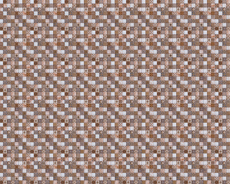 Toilettenrückwand Patchwork