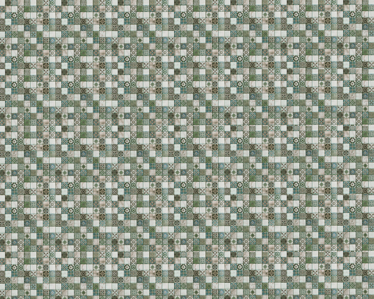 Toilettenrückwand Patchwork