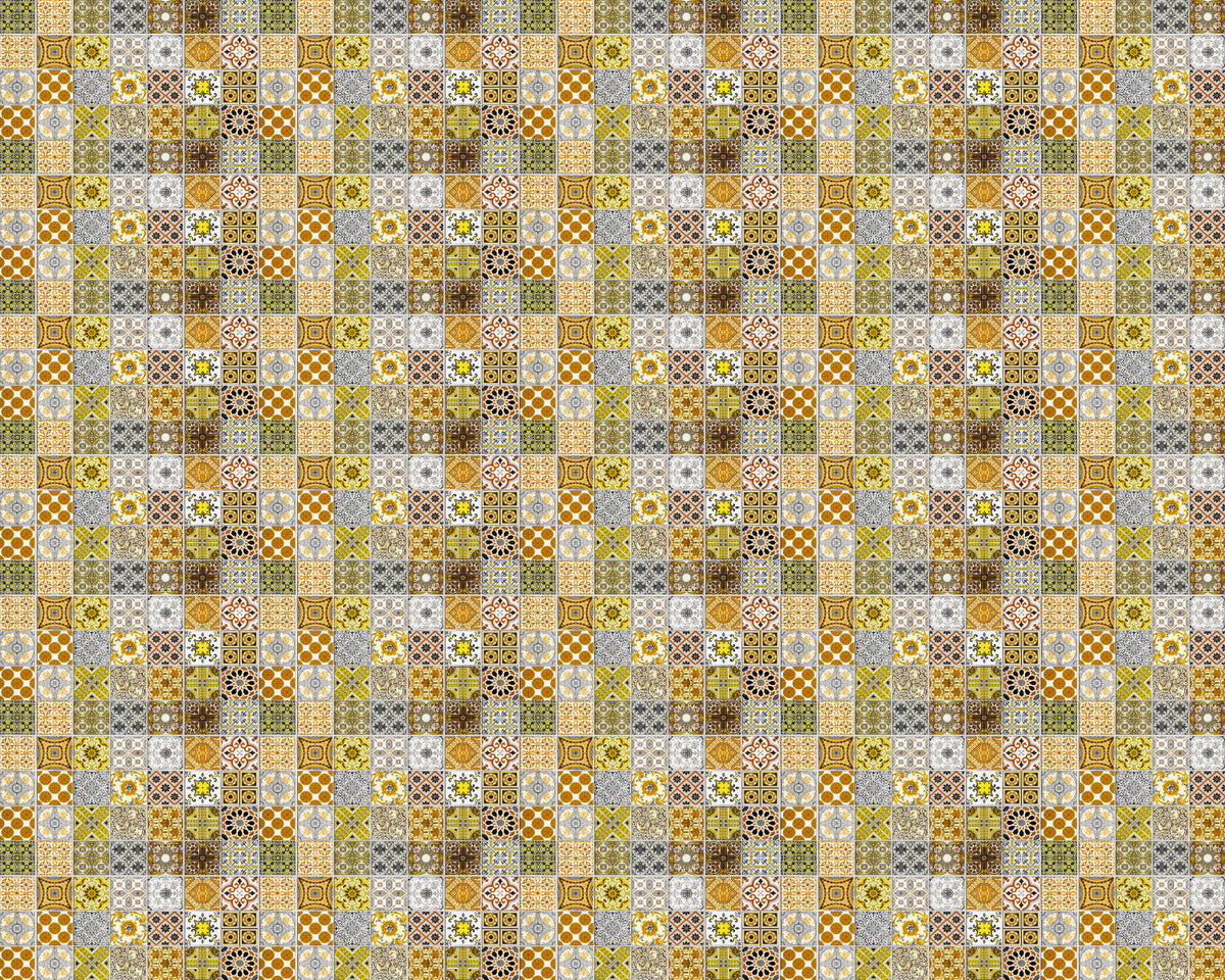 Toilettenrückwand Patchwork