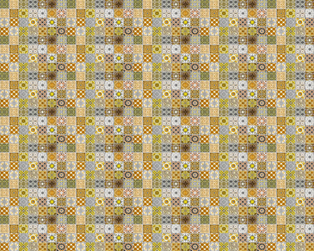 Toilettenrückwand Patchwork