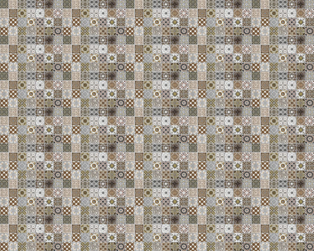 Toilettenrückwand Patchwork