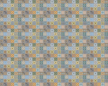 Toilettenrückwand Patchwork