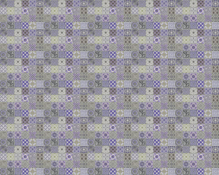 Toilettenrückwand Patchwork
