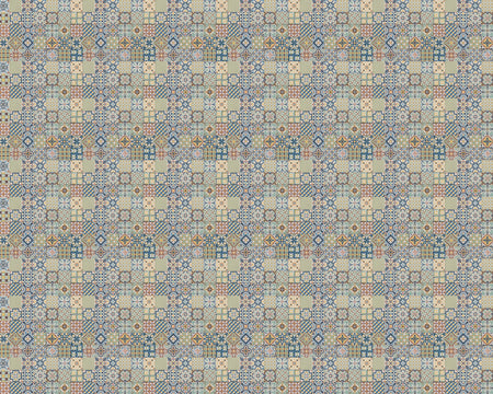 Toilettenrückwand Patchwork