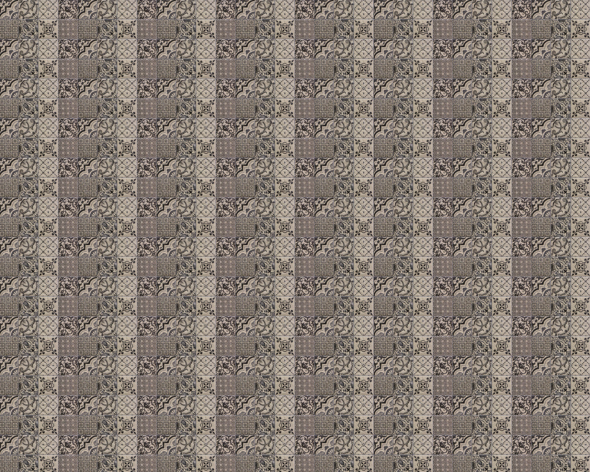 Toilettenrückwand Patchwork