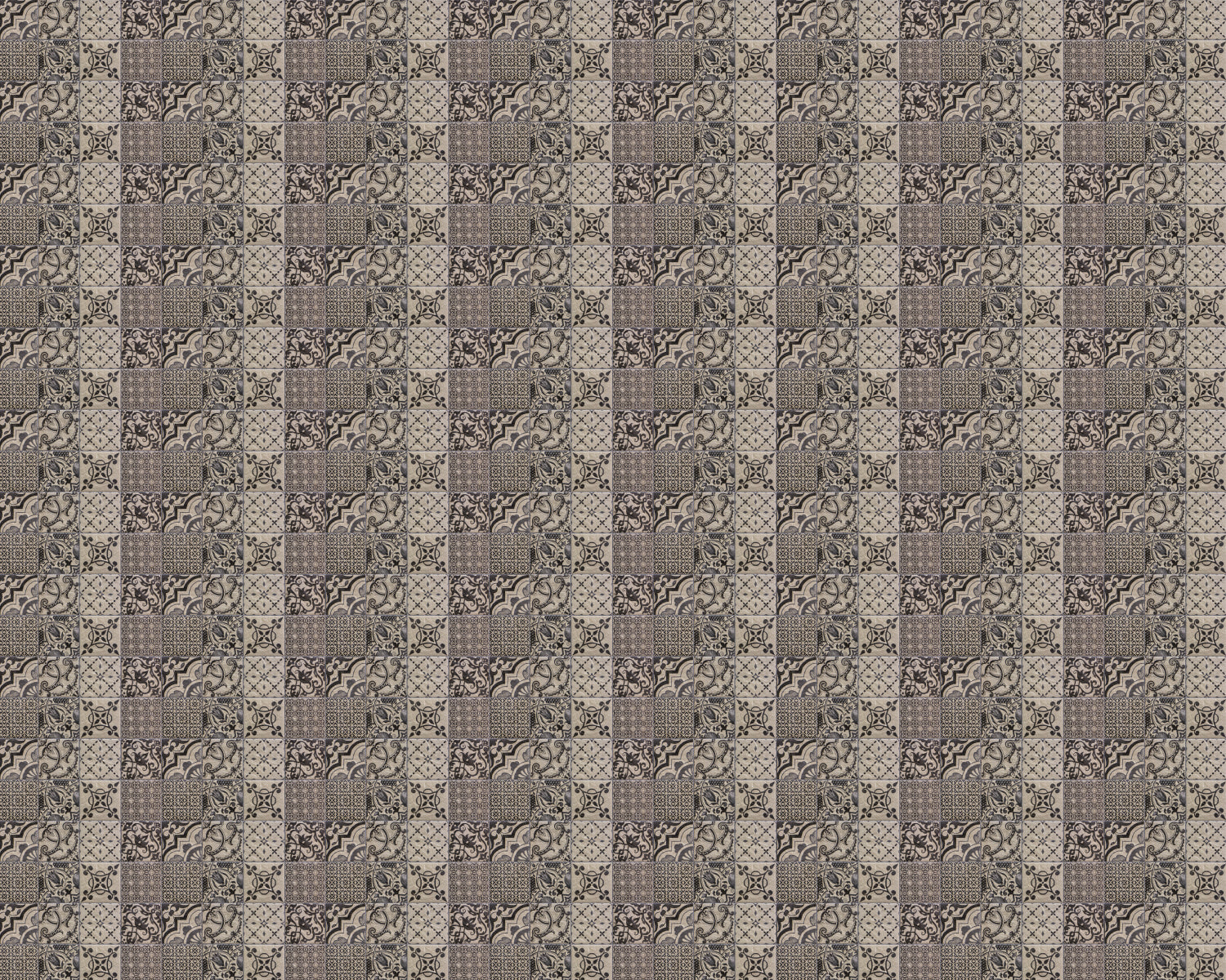 Toilettenrückwand Patchwork