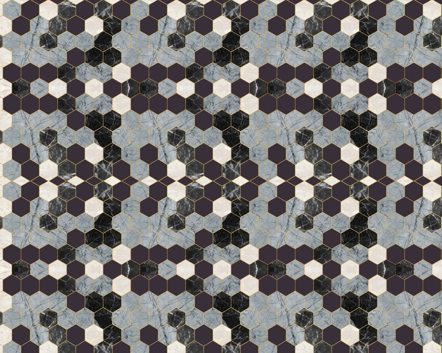 Toilettenrückwand Patchwork