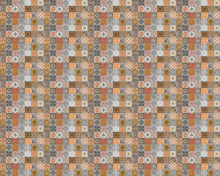 Toilettenrückwand Patchwork