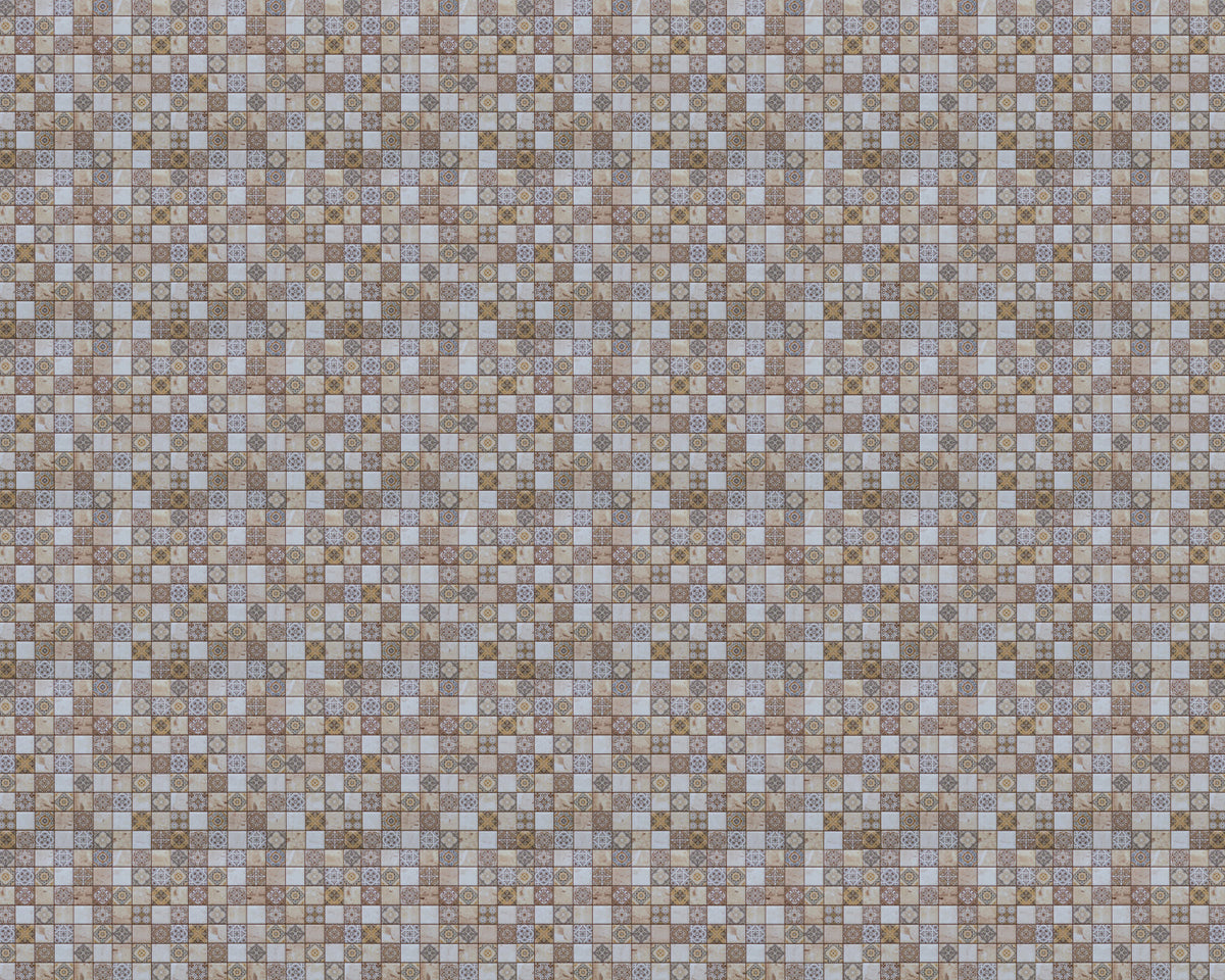 Toilettenrückwand Patchwork