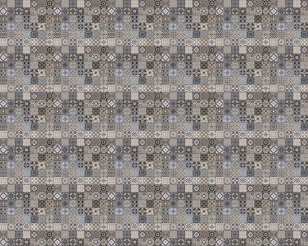 Toilettenrückwand Patchwork