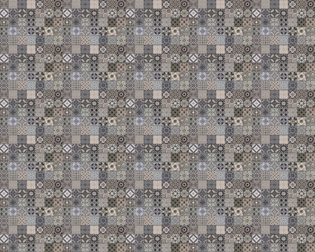 Toilettenrückwand Patchwork