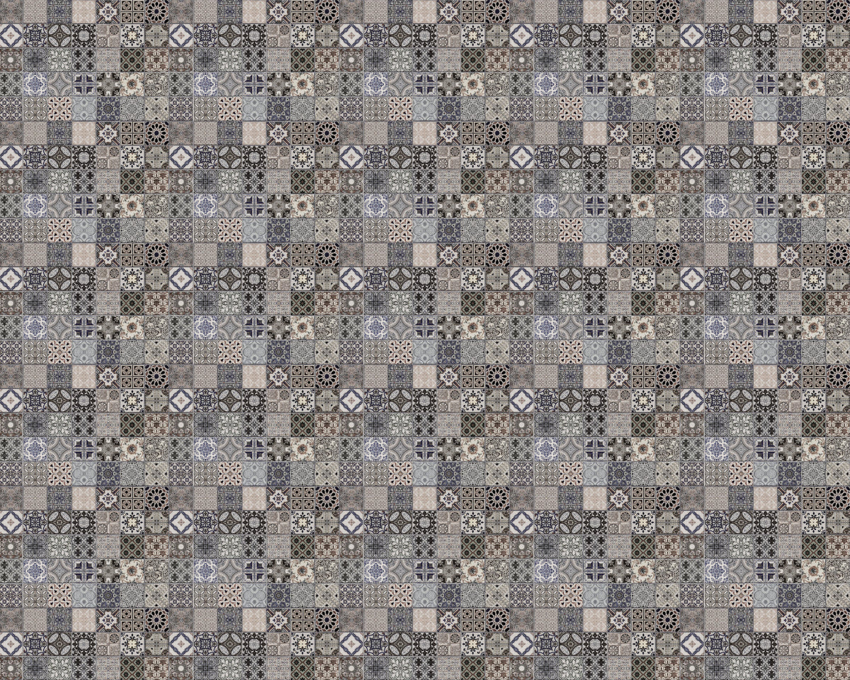 Toilettenrückwand Patchwork