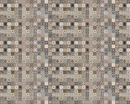 Toilettenrückwand Patchwork