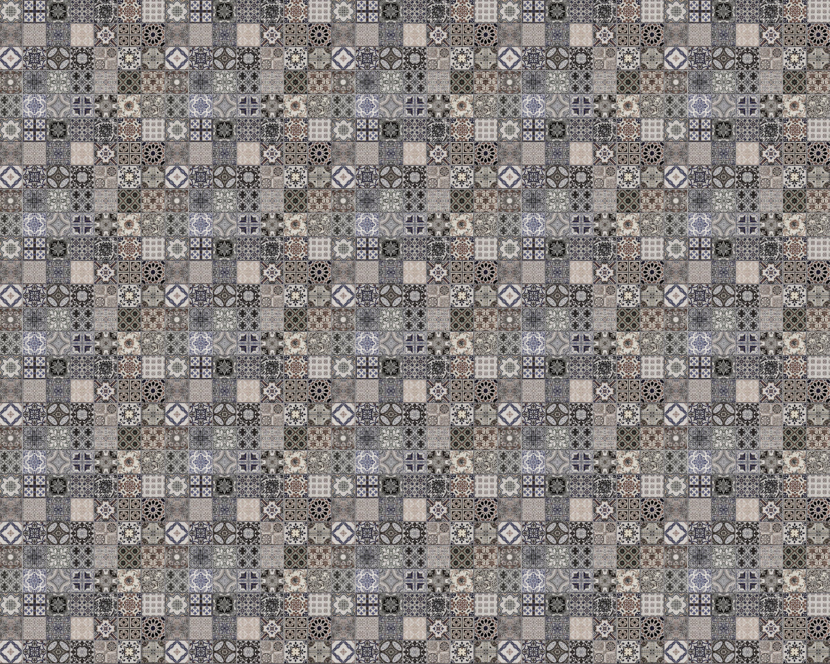 Toilettenrückwand Patchwork