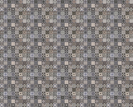 Toilettenrückwand Patchwork