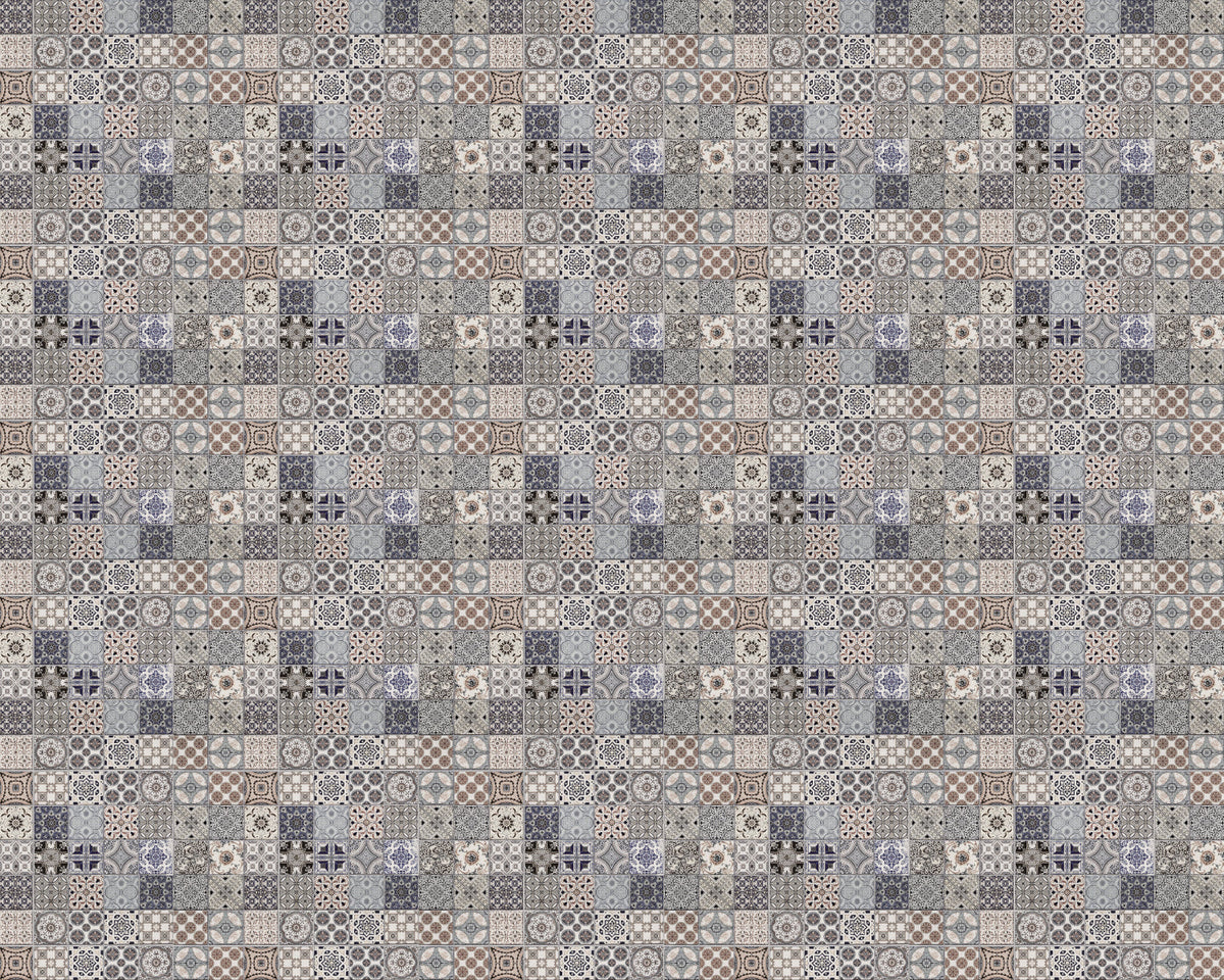Toilettenrückwand Patchwork