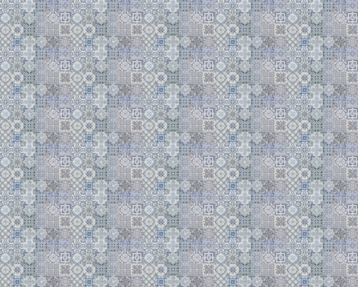 Toilettenrückwand Patchwork