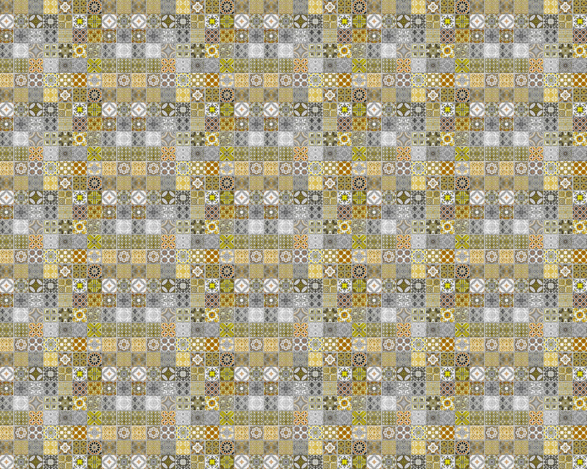 Toilettenrückwand Patchwork