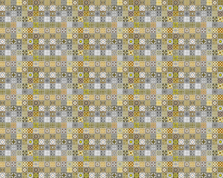 Toilettenrückwand Patchwork