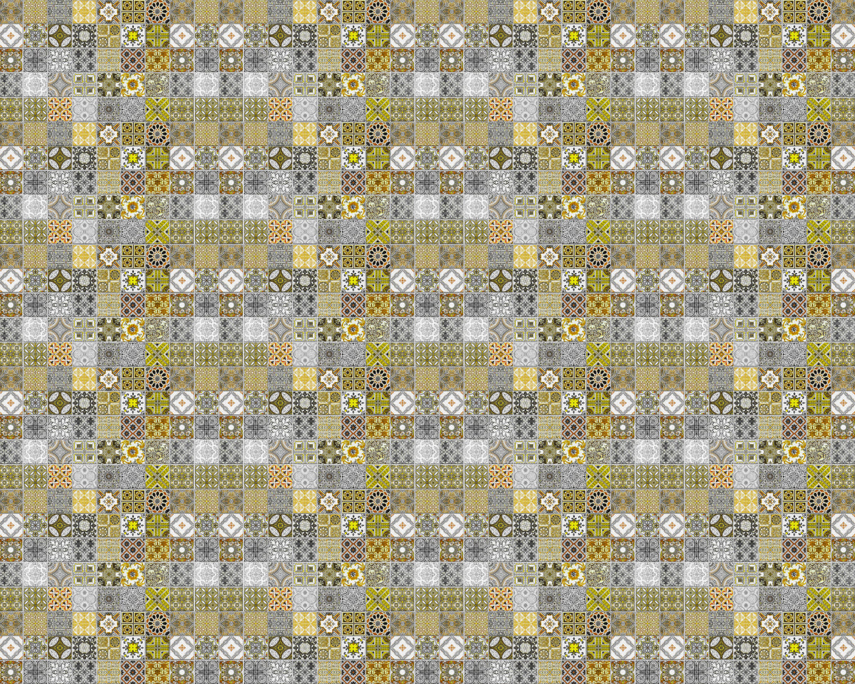Toilettenrückwand Patchwork