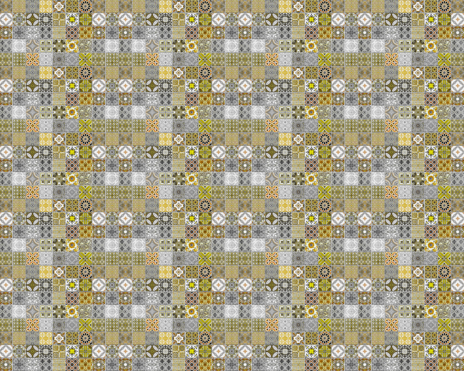 Toilettenrückwand Patchwork