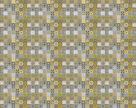 Toilettenrückwand Patchwork