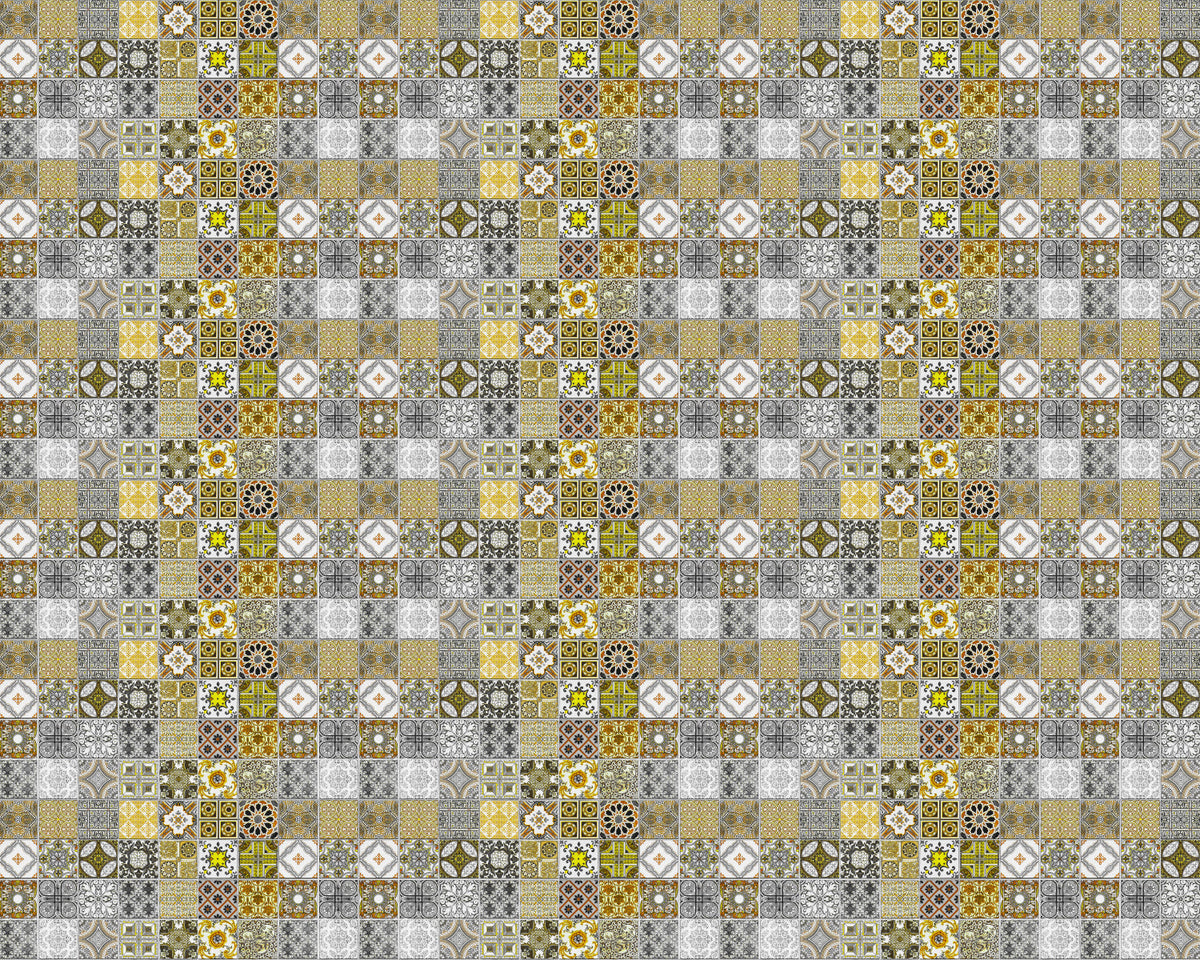 Toilettenrückwand Patchwork