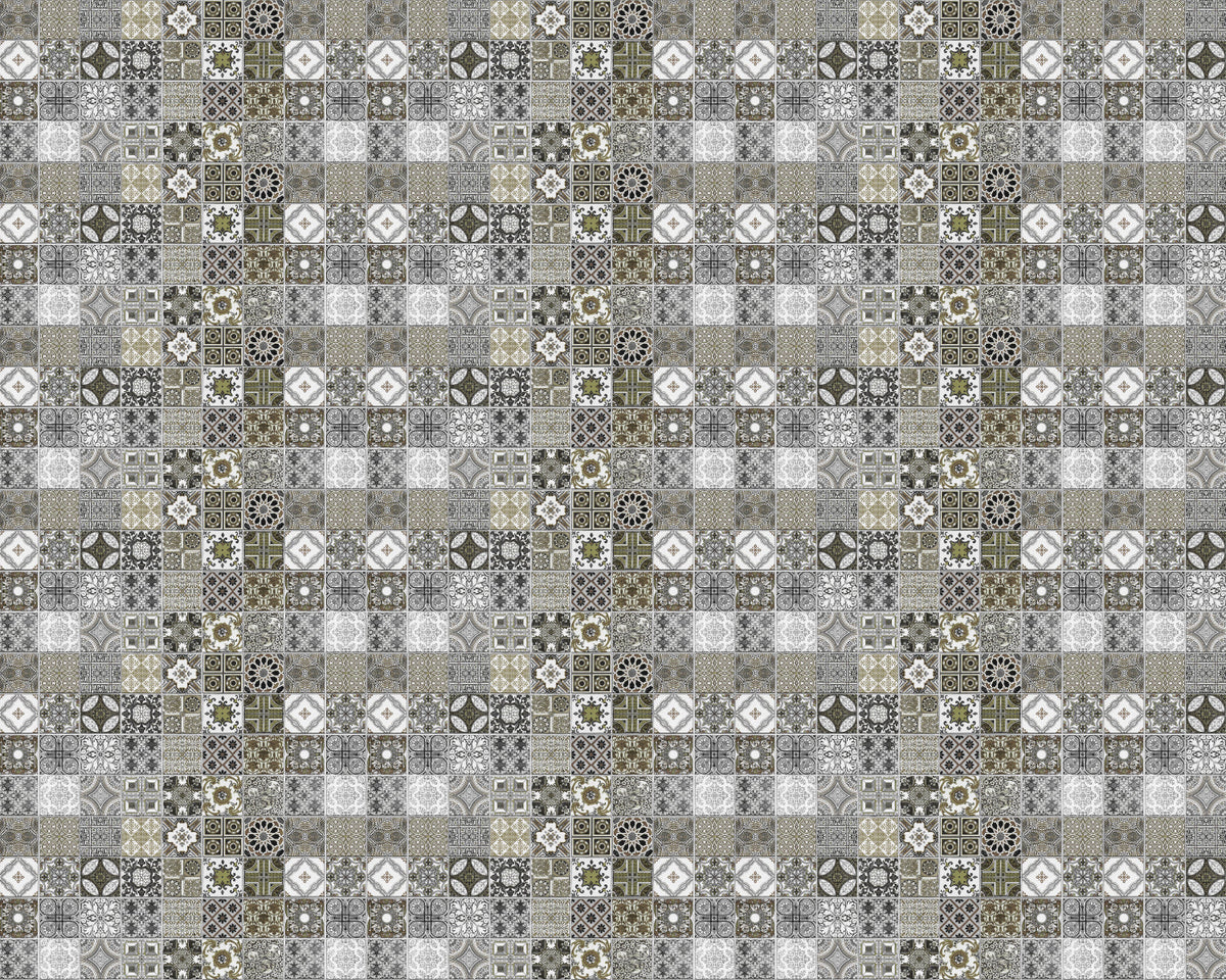 Toilettenrückwand Patchwork