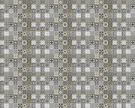 Toilettenrückwand Patchwork