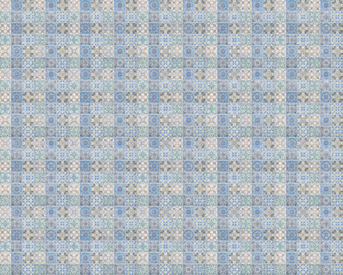 Toilettenrückwand Patchwork