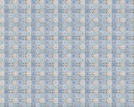 Toilettenrückwand Patchwork