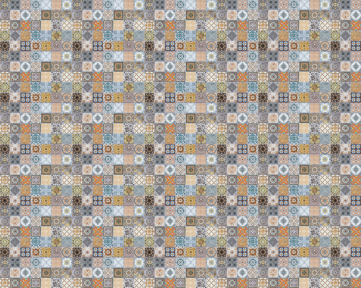 Toilettenrückwand Patchwork