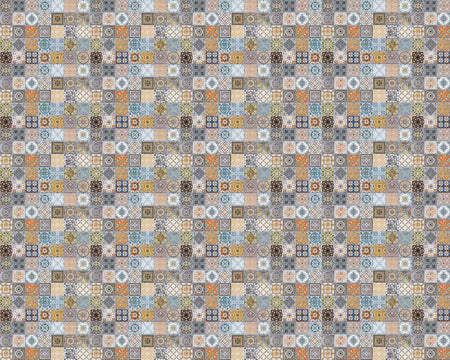 Toilettenrückwand Patchwork