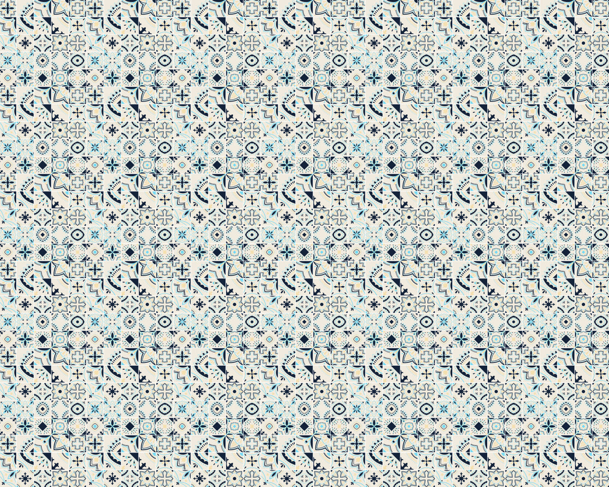 Toilettenrückwand Patchwork
