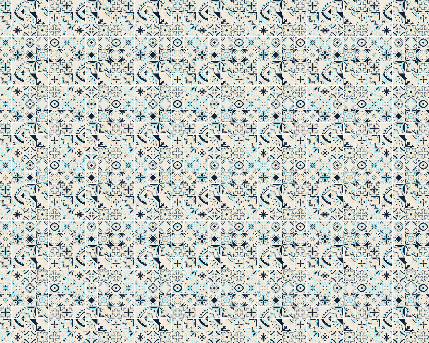 Toilettenrückwand Patchwork