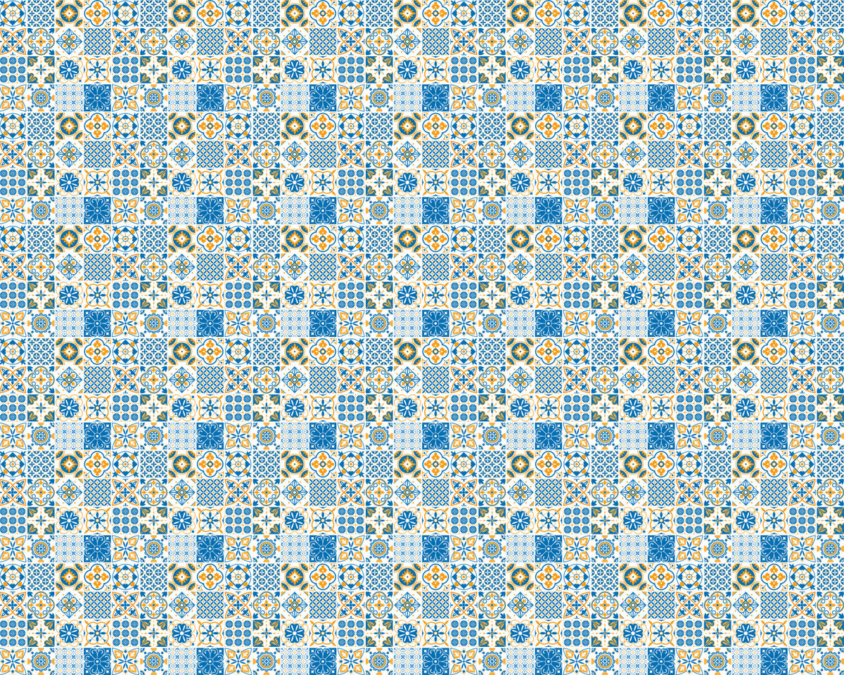 Toilettenrückwand Patchwork