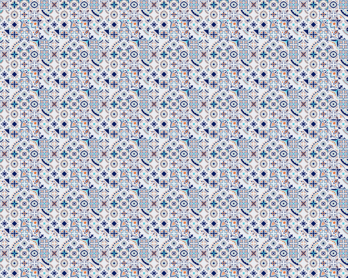 Toilettenrückwand Patchwork
