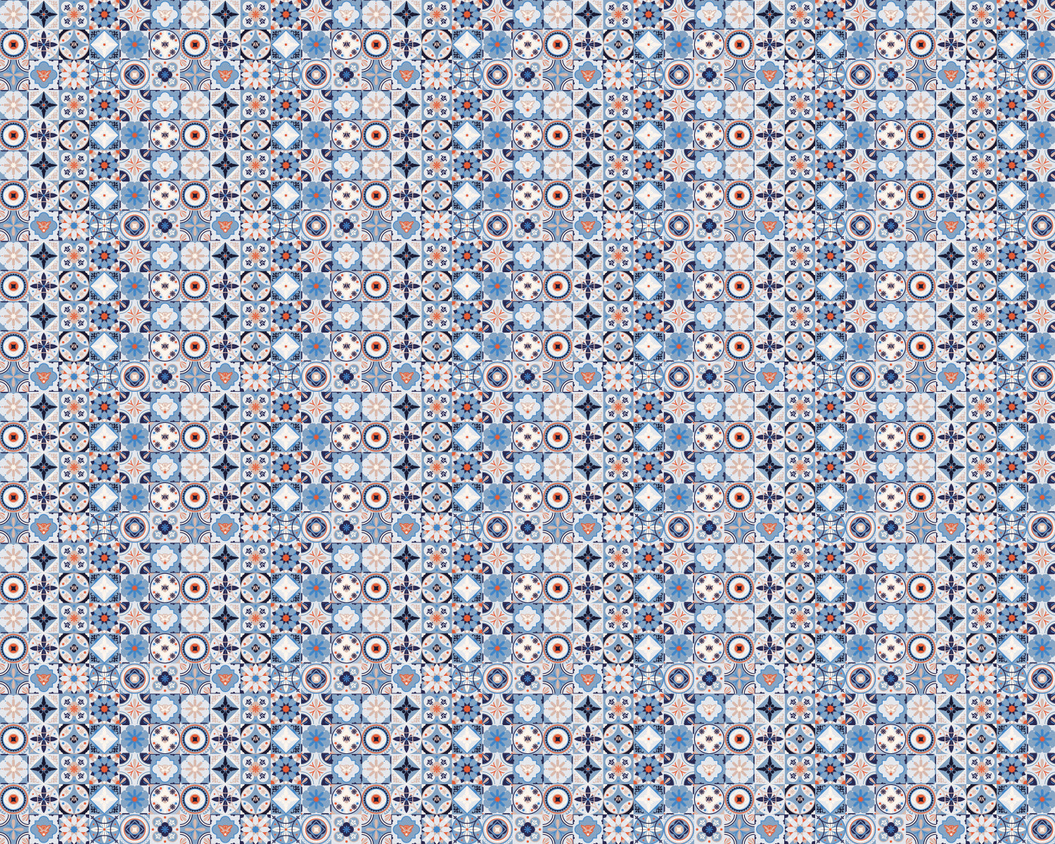 Toilettenrückwand Patchwork