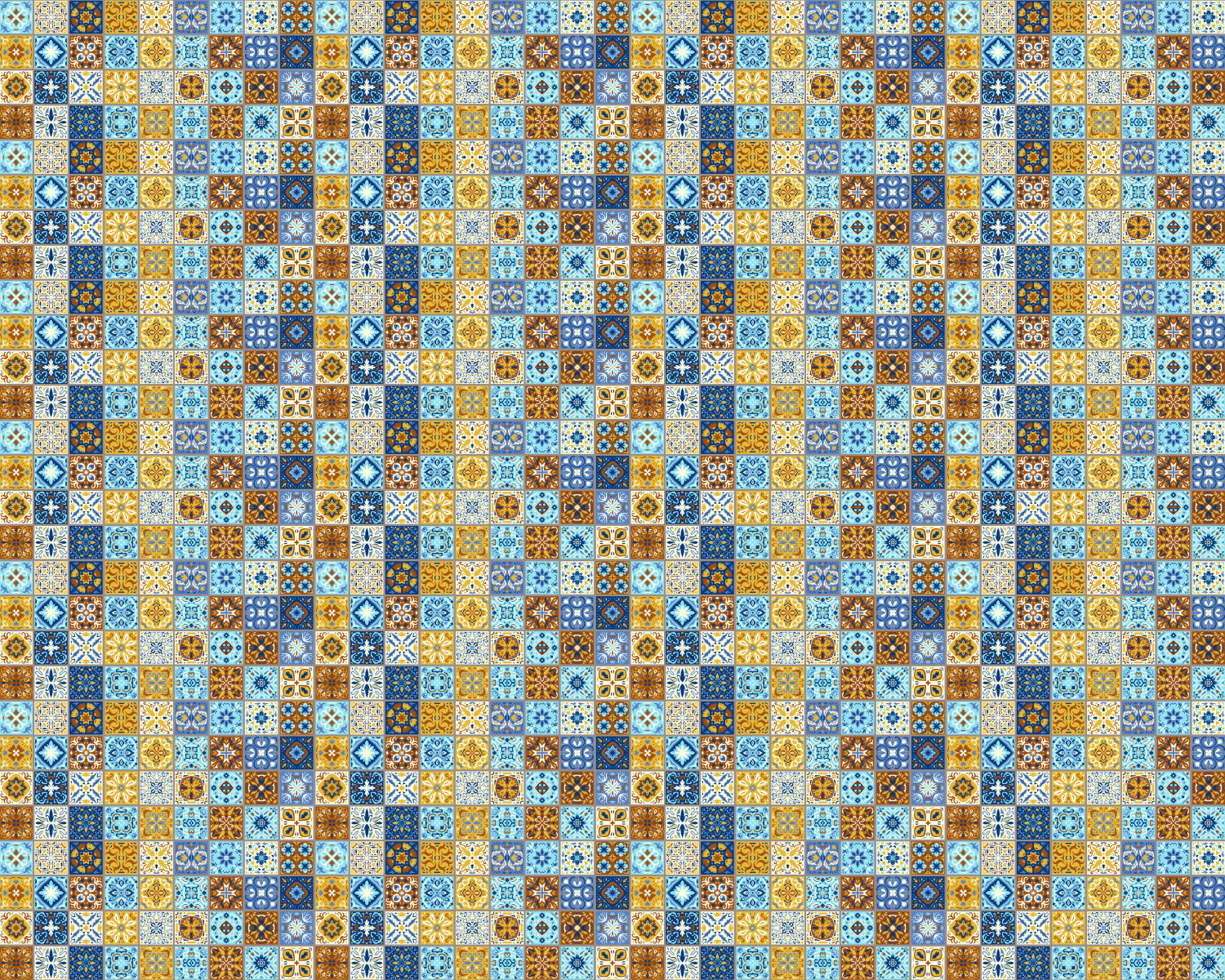 Toilettenrückwand Patchwork